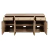 Coaster Fine Furniture 109385 Kailani - 4-Door Cane Sideboard Buffet Cabinet - Beige Oak