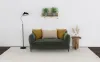 Coaster Fine Furniture 509132 Jade - Chenille Upholstered Modern Track Arm Loveseat - Green