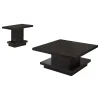 Coaster Fine Furniture 705168-S2 Reston - 2 Piece Square Coffee And End Table Set - Cappuccino