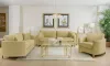 Coaster Fine Furniture 508824-S3 Corliss - 3 Piece Velvet Upholstered Sofa Set - Camel
