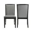 New Classic D1434-20 Skyline - Dining Side Chair (Set of 2) - Onyx