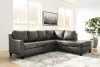 Ashley Furniture 47804S1 Valderno - 2-Piece Sectional With Raf Corner Chaise - Fog