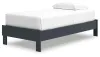 Ashley Furniture EB1528-111 Simmenfort - Twin Platform Bed - Navy Blue