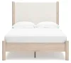 Ashley Furniture B2615B8 Cadmori - Full Upholstered Panel Bed - Two-tone