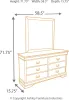 Ashley Furniture B251/31/36/46/68/66/99/92(2) Ashley Furniture B251/31/36/46/68/66/99/92(2) Juararo - 8 Pc. - Dresser, Mirror, Chest, King Poster Bed, 2 Nightstands - Dark Brown