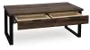Ashley Furniture T318-1 Ashley Furniture T318-1 Wickman Falls - Rectangular Cocktail Table - Dark Brown