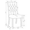 CoasterEssence 123052 Douglas - Upholstered Dining Side Chair (Set of 2) - Oatmeal
