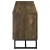 CoasterEssence 736052 Myles - 2 Door Engineered Wood TV Stand - Rustic Oak