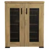 CoasterEveryday 951107 Bristol - 6-Shelf Engineered Wood Shoe Cabinet - Golden Oak