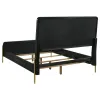 Coaster Fine Furniture 224331Q Arini - Upholstered Queen Panel Bed - Black And Gray