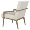 Coaster Fine Furniture 903143 Kirra - Upholstered Metal Arm Accent Chair - Cream