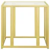 Coaster Fine Furniture 723608-S3 Adri - 3 Piece Coffee And End Table Set - Matte Brass
