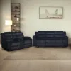 New Classic 20-U1816K-2NP New Classic 20-U1816K-2NP Willow - 2 Piece Sofa & Loveseat - Black