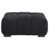 Coaster Fine Furniture 511064 Octavia - Fabric Rectangular Upholstered Ottoman - Black