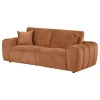 Coaster Fine Furniture 504951 Burnett - Chenille Upholstered Wide Arm Sofa - Burnt Orange