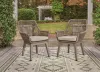 Ashley Furniture P399-601A Beach Front - Arm Chair With Cushion (Set of 2) - Beige