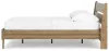 Ashley Furniture EB1866B2 Deanlow - Full Platform Panel Bed - Honey
