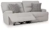 Ashley Furniture 93605S16 Ashley Furniture 93605S16 Acklen Place - 2-Piece Power Reclining Sectional Loveseat - Pewter