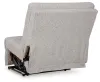 Ashley Furniture 93605S10 Ashley Furniture 93605S10 Acklen Place - 3-Piece Power Reclining Sectional With Storage Console - Pewter