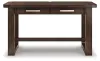 Ashley Furniture H556-44 Breckington - Home Office Desk - Dark Brown