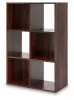 Ashley Furniture EA1055-3X2 Ashley Furniture EA1055-3X2 Glosmount - Six Cube Organizer - Cherry / Light Brown