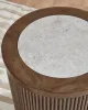 Ashley Furniture T658-6 Hadonna - Round End Table - Brown