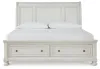 Ashley Furniture B742B9 Ashley Furniture B742B9 Robbinsdale - California King Sleigh Bed With 2 Storage Drawers - Antique White
