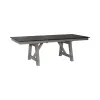 Liberty Furniture 131-CD-7TRS Newport - 7 Piece Trestle Table Set - Smokey Gray / Carbon Gray