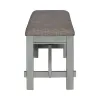 Liberty Furniture 131-C9001B Newport - Dining Bench - Smokey Gray / Carbon Gray