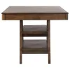 CoasterEssence 115208-S5 Dewey - 5 Piece Rectangular Dining Table Set - Walnut