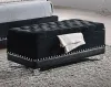 CoasterElevations 300644 Barzini - Velvet Upholstered Tufted Storage Bench - Black