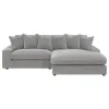 CoasterElevations 509900 Blaine - Reversible Upholstered Chaise Sectional Sofa - Fog