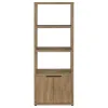 Coaster Fine Furniture 701703 Tabby - 3-Shelf Engineered Wood Media Tower - Mango