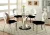 Furniture of America CM3727SC-2PK Valo - Side Chair (Set of 2) - Silver / Black