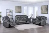 New Classic 20-2505G-3NP New Classic 20-2505G-3NP Morello - Manual 3 Piece Sofa & Loveseat & Recliner - Gray