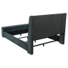 Coaster Fine Furniture 305821KE Preston - Upholstered Eastern King Audio Flame Visualizer Bed - Blue