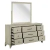 Liberty Furniture 694-BR-DM New Haven - Dresser & Mirror - Sanctuary White