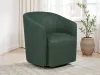 Coaster Fine Furniture 903222 Mossbrook - Fabric Upholstered Swivel Accent Chair - Green