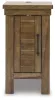 Ashley Furniture T731-7 Moriville - Chair Side End Table - Grayish Brown