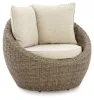 Ashley Furniture P505-821 Danson - Swivel Lounge w/Cushion (Set of 2) - Beige