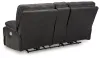 Ashley Furniture U6580118 Mountainous - Power Reclining Loveseat With Console /Adj Headrest - Eclipse
