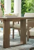 Ashley Furniture P671-625 Serene Bay - Rectangular Dining Table With Umbrella Option - Dark Brown