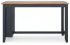 Ashley Furniture D399-13 Ashley Furniture D399-13 Gesthaven - Rectangular Dining Room Counter Table - Natural / Blue