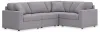 Ashley Furniture 92104S73 Ashley Furniture 92104S73 Modmax - 4-Piece Sectional - Granite