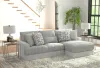 Jackson Furniture Industries 3480/46/76-18 Titan - 2 Piece Sofa Chaise With Comfort Coil Seating (Right Side Facing Chaise) - Moonstruck