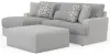 Jackson Furniture Industries 3480/75/42/28-18 Jackson Furniture Industries 3480/75/42/28-18 Titan - 2 Piece Sofa Chaise With Comfort Coil Seating, 45