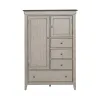Liberty Furniture 457-BR42 Ivy Hollow - Door Chest - Weathered Linen / Dusty Taupe
