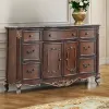 New Classic B532-050 Constantine - Dresser With Marble Top - Cherry