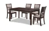 New Classic D1701-160-CHY New Classic D1701-160-CHY Gia - 5 Piece Dining Set (Table & 4 Chairs) - Cherry