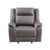 New Classic U2506-13-GRY Enzo - Glider Recliner - Gray